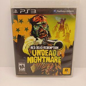 Red Dead Redemption: Undead Nightmare (Sony PlayStation 3, 2010) PS3 CIB Manual